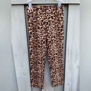 IMNYC Stretch Rayon/Nylon/Spandex Leopard Print Skinny Pants Women’s Size M